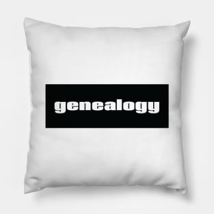 Genealogy Pillow