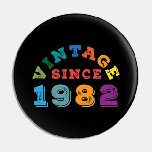 Vintage 1982 Pin