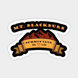 Mt. Blackburn Summit Club Mount Mountaineer Gift Magnet