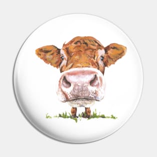 Cute Cow Pin