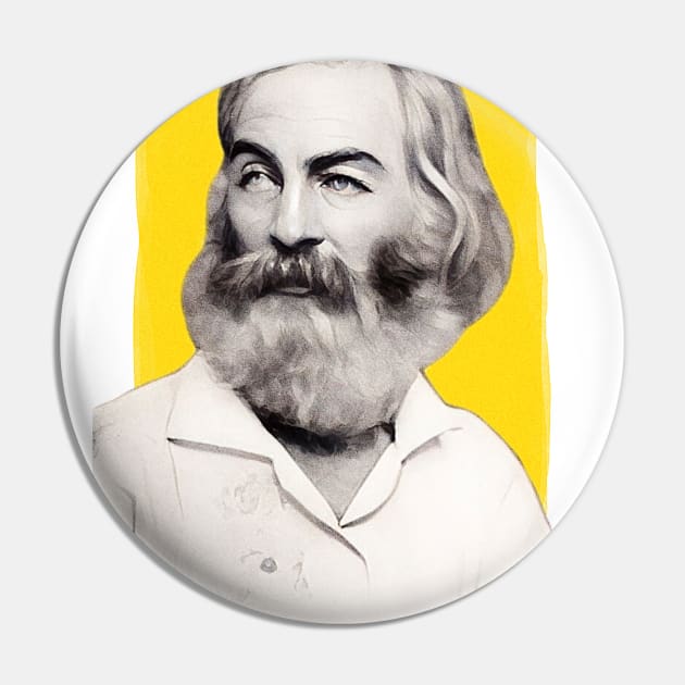 American Poet Walt Whitman illustration Pin by Litstoy 