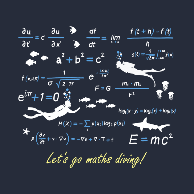 DIVING MATHS by NMdesign