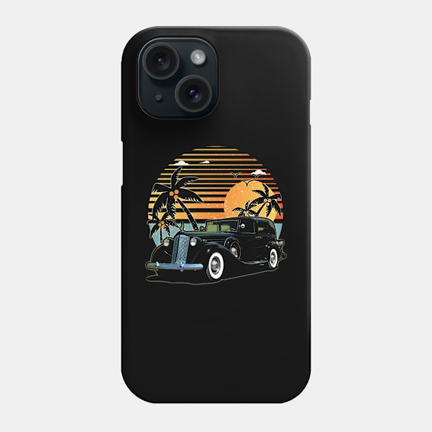 ’37 Packard car sunset Phone Case by JocelynnBaxter