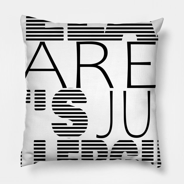 RELAX KAREN IT'S JUST ALLERGIES - RKIJA_dl3 Pillow by ljfs