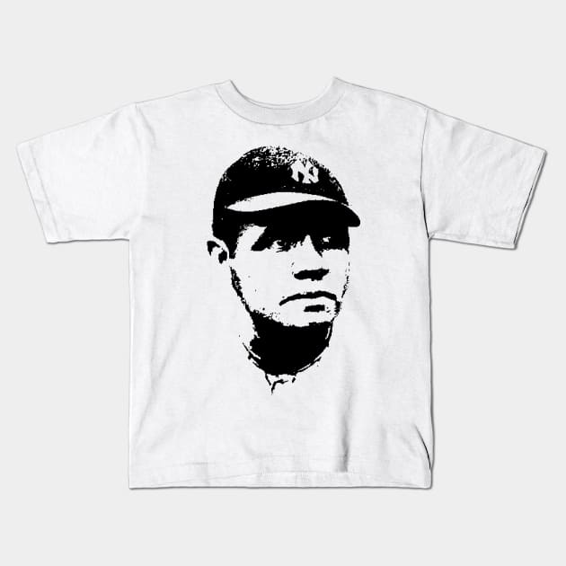 phatvo Babe Ruth Pop Art Portrait Kids T-Shirt