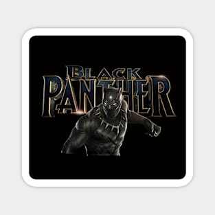 Black Panther Logo mode 3 Layer Magnet