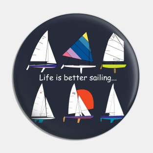 Life is better sailing... Pin