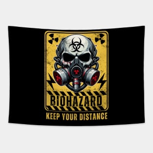 Biohazard Keep Your Distance Tapestry