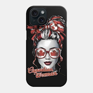 canadian woman Phone Case