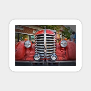 1942 Diamond T Fire Engine Magnet