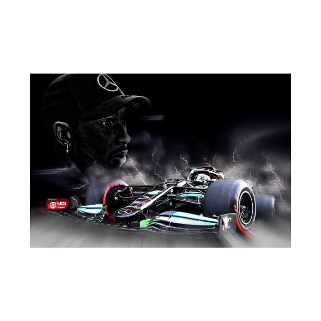 It's Hammertime - Lewis Hamilton LH44 by DeVerviers