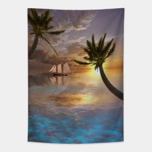 Tropical waters Tapestry