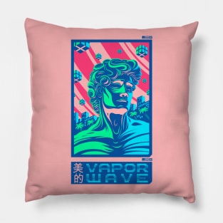 VAPOR // WAVE poster Pillow