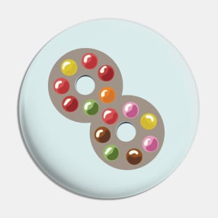 Chocolate Pea Pin