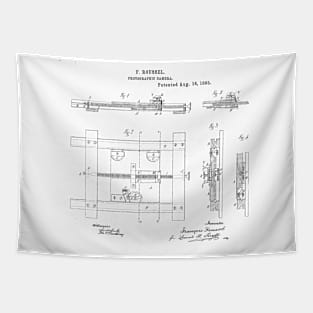 Photographic Camera Vintage Patent Hand Drawing Tapestry