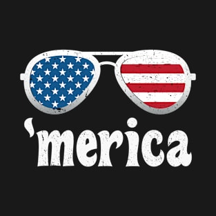 Merica Aviator Sunglasses T-Shirt