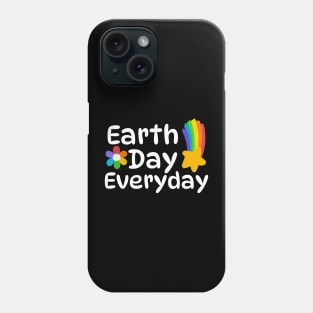 Teacher Earth day 2024 Everyday gift april 22 Rainbow Phone Case