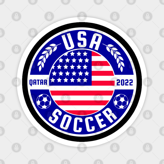 USA Qatar 2022 Magnet by footballomatic