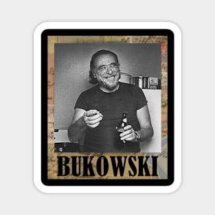 Charles Bukowski // Vintage Frame Magnet