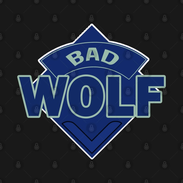 Bad Wolf - Doctor Who Style Logo - Rose Tyler by RetroZest