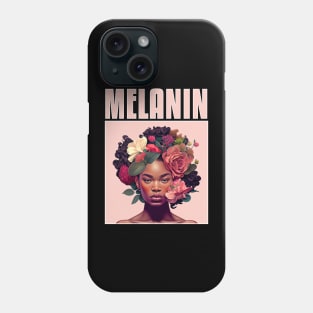 Melanin Flower Girl Phone Case