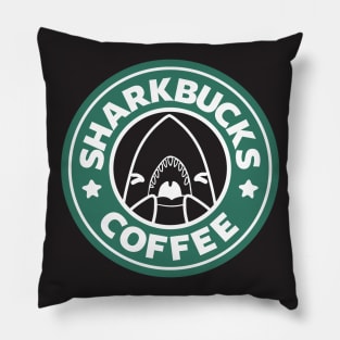 Sharkbucks Logo [Green] Pillow