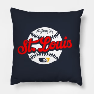 St. Louis Baseball Pillow