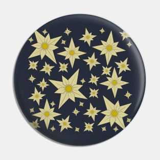 Citrine Stars Pin