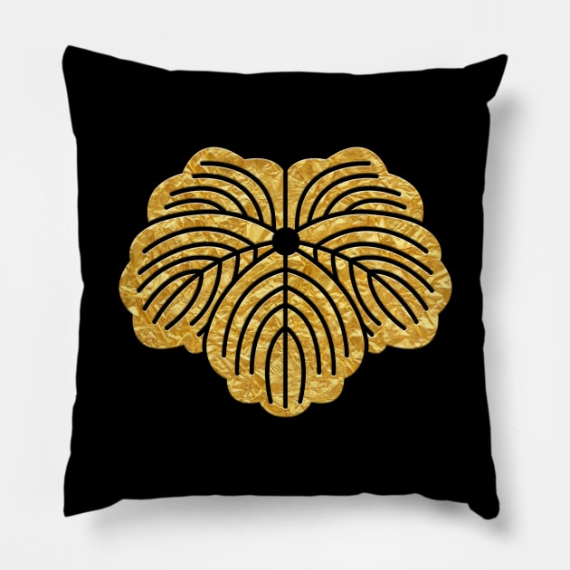 Japanese Mon Tsuta Pillow by Takeda_Art