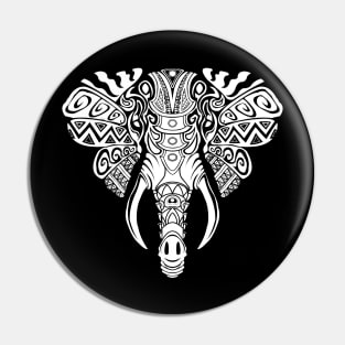 Mosaic Elephant: Vintage Pin