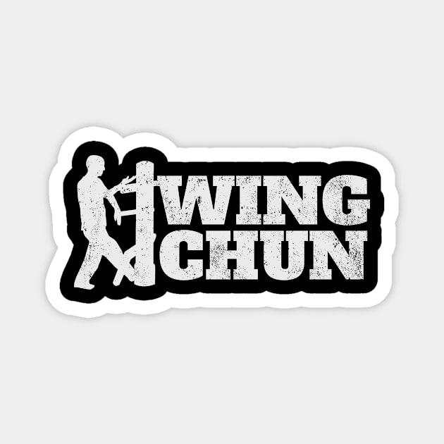 Wing Chun Kung Fu Martial Arts Vintage Magnet by KAWAIITEE