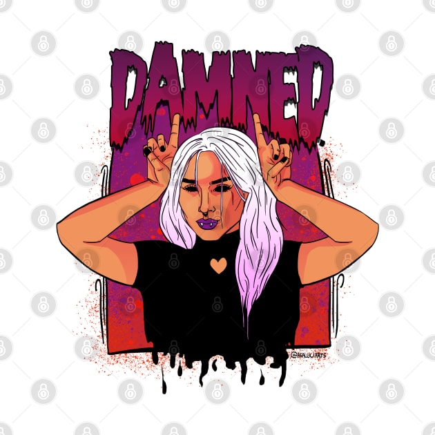 Damned Girl by @akaluciarts