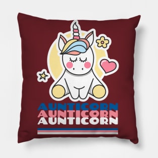 Aunticorn Aunticorn Aunticorn Pillow