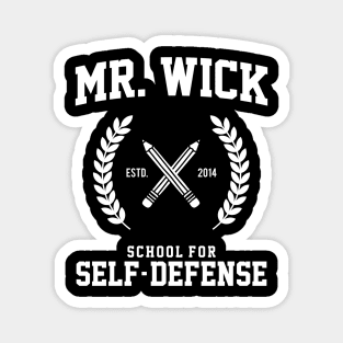 Mr. Wick School for Self-Defense Magnet