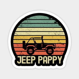 Jeep Pappy vintage Jeep Magnet