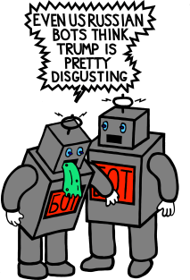 Disgusted Russian Bots Magnet