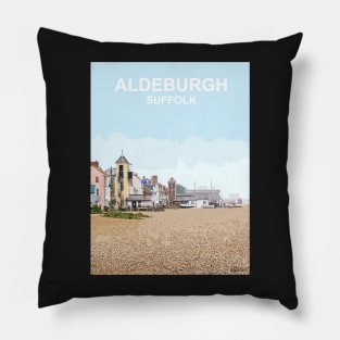 Aldeburgh Suffolk. Travel poster. Gift. Pillow