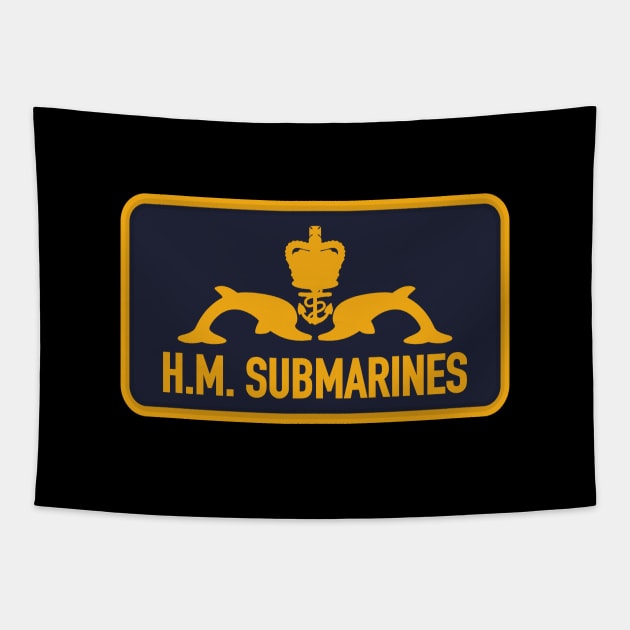 H.M. Submarines Patch Tapestry by TCP