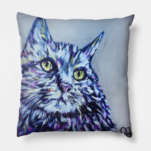 Ray Lewis Cat Pillow by Jeneralarts