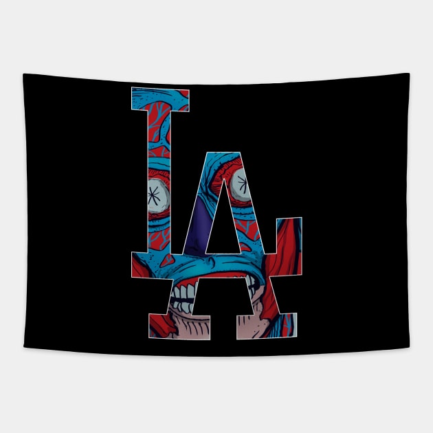 THEY LIVE IN LOS ANGELES Tapestry by HalHefner