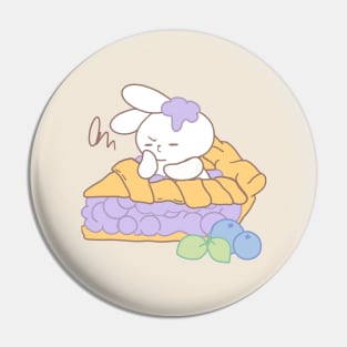 Cute rabbit in Blueberry Pie cute dessert Pin