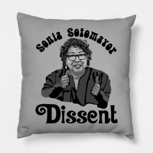 Sonia Sotomayor - Dissent Pillow