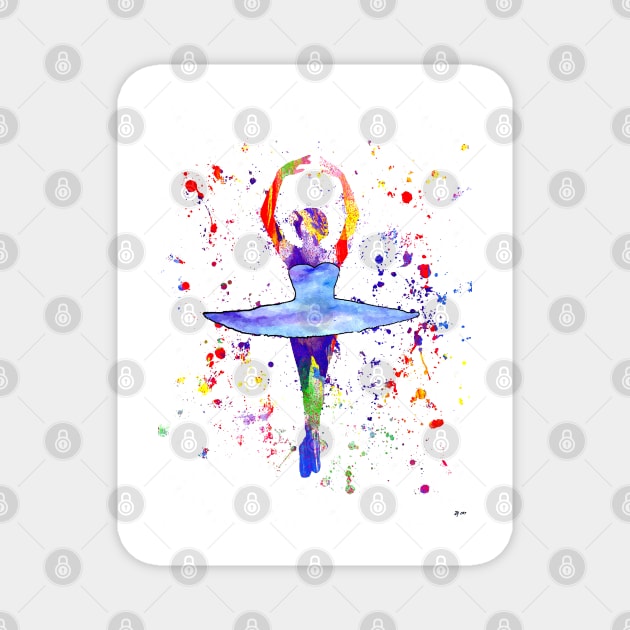 Ballet Dancer Magnet by danieljanda