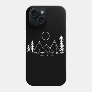 Traditional Style Mountains Phone Case