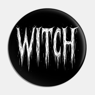 Spooky Witch Pin