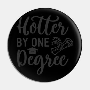 Hotter by one degree Pin