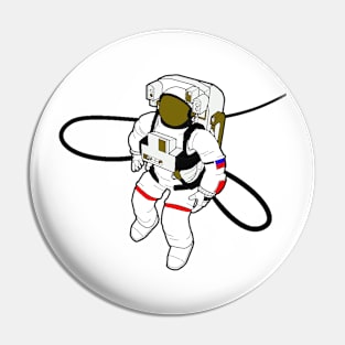 Astronaut Blueprint Color Pin