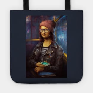 Mona Lisa in Bus Tote