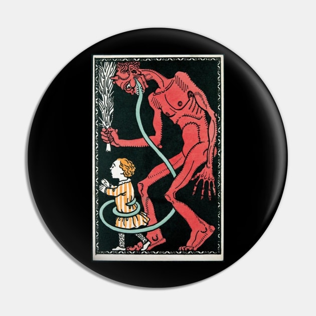Krampus Pin by The Curious Cabinet