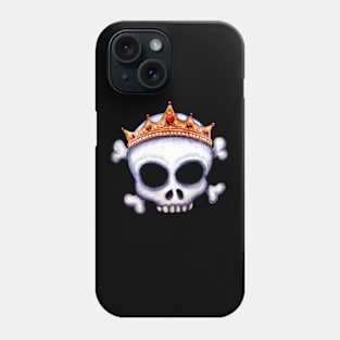 Drama Queen Skull Painting Phone Case